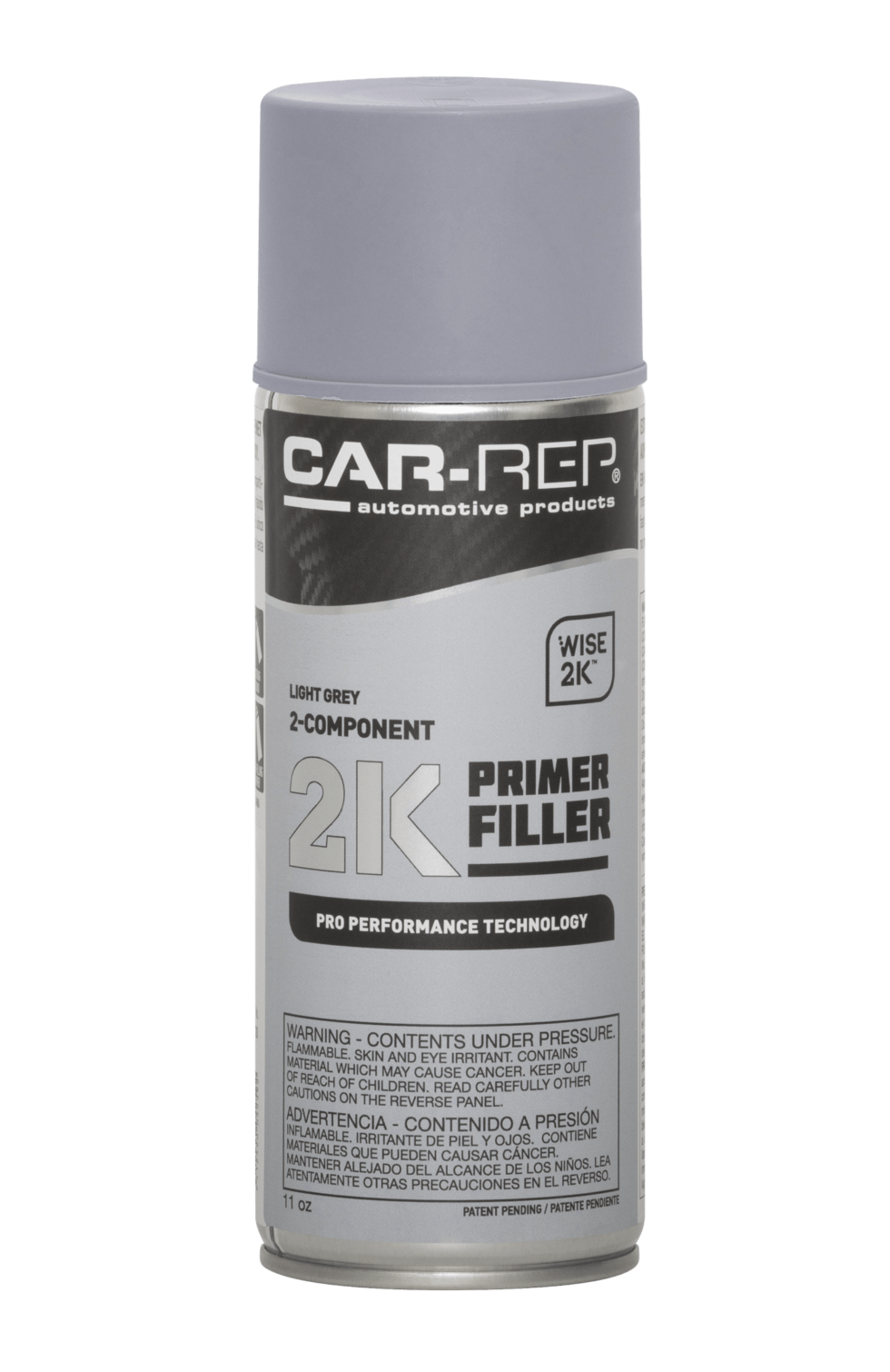 CarRep 2K Epoxy Primer Filler Light Grey 11oz Aerosol CarRep